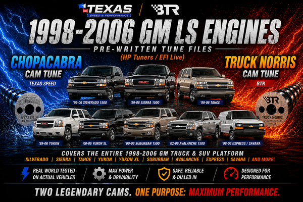 1998-2006 Chevy Silverado (4.8, 5.3, 6.0L ETC | Chopacabra Cam, and Others Pre-Written Tune Files (HP Tuners Required)
