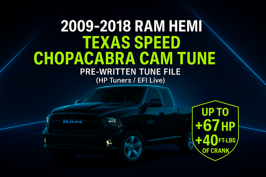 2009-2018 Dodge Ram (All HEMI Platform Vehicles) | Chopacabra Cam, and Others Pre-Written Tune Files (HP Tuners Required)