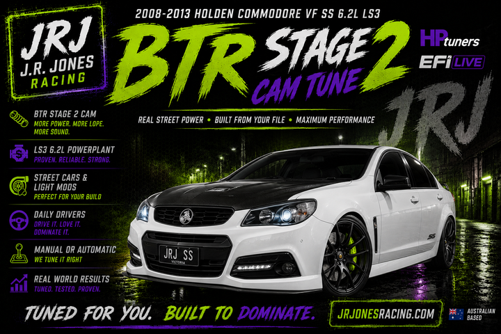 2008-2013 Holden Commodore VF SS LS3 BTR Stage 2 Cam Tune