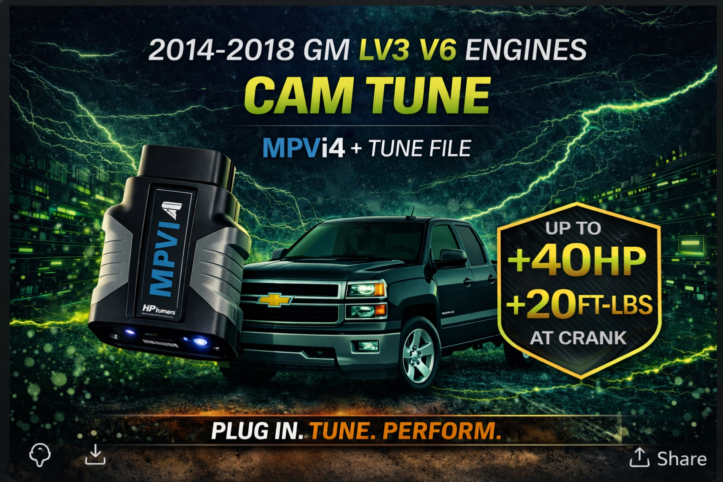 HP Tuners MPVI4 With Tune File