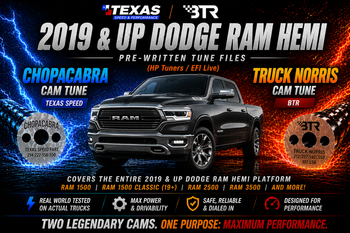 2019 & Up Ram HEMI Performance Tune Files | BTR Truck Norris & TSP Chopacabra