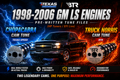 1998-2006 Chevy Silverado (4.8, 5.3, 6.0L ETC |  Chopacabra Cam, and Others  Pre-Written Tune Files (HP Tuners Required)