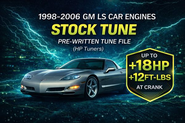 1998–2006 Camaro / Corvette LS1 LS6 Custom Performance Tune File (Stock & Stage 1–2 Cam | HP Tuners)