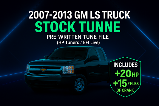 2007–2013 Silverado 5.3L | Stock Tune, Chopacabra Cam Tune, & Truck Norris Tune File (HP Tuners + EFI Live)