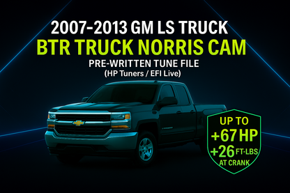 2007–2013 Silverado 5.3L | Stock Tune, Chopacabra Cam Tune, & Truck Norris Tune File (HP Tuners + EFI Live)