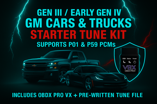 GM Camshaft Starter Tune Kit – Gen III / Gen IV (P01 & P59) | LS Droid and Pre-Written Tune File (Stock Tune, Texas Speed Chopacabra Tune, BTR Truck Norris Tune)