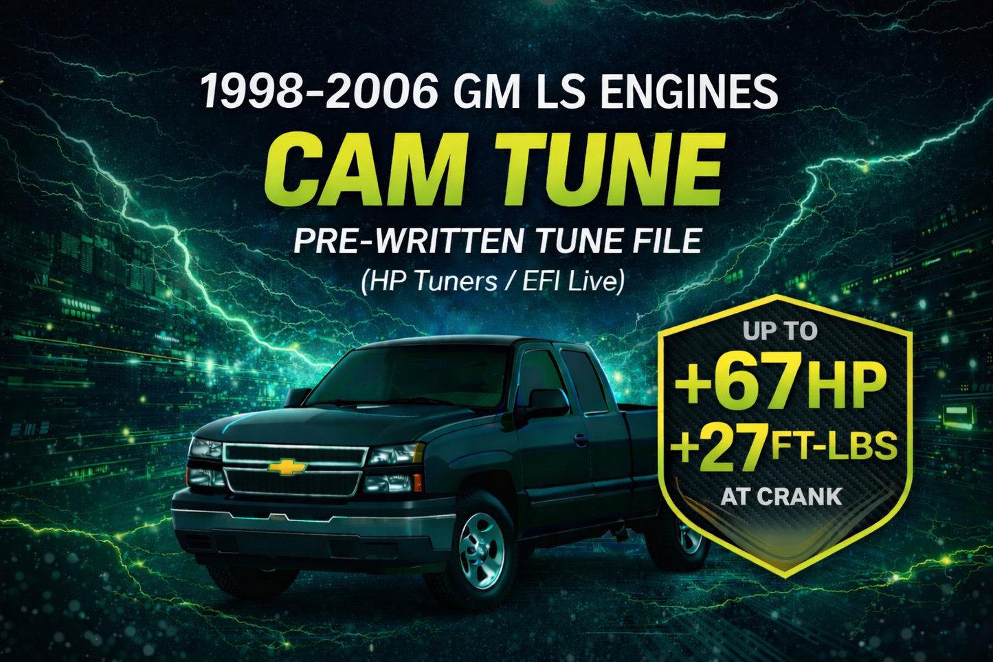 1998-2006 Chevy Silverado (4.8, 5.3, 6.0L ETC |  Chopacabra Cam, and Others  Pre-Written Tune Files (HP Tuners Required)