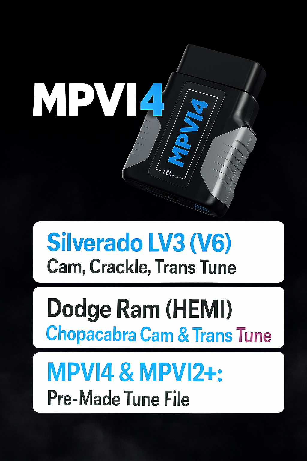 HP Tuners MPVI4 With Tune File