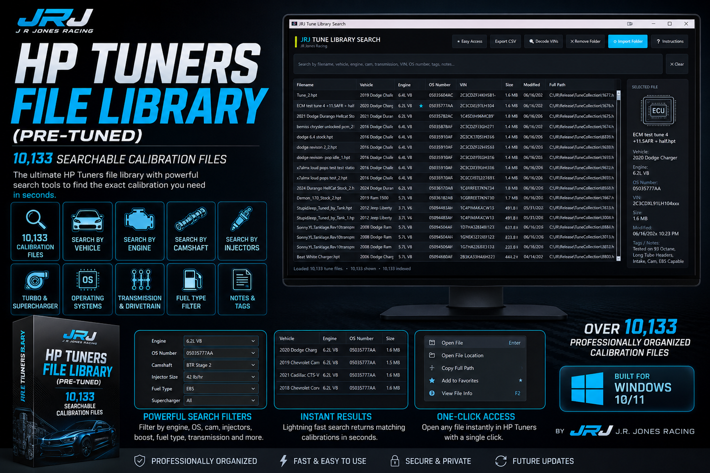 HP Tuners File Library (10,133 Pre-Tuned .HPT Tune Files)